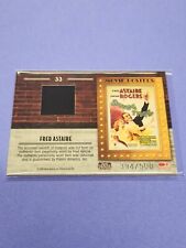 2009 PANINI AMERICANA FRED ASTAIRE SWATCH SWING TIME MOVIE POSTER CARD 394/500 picture