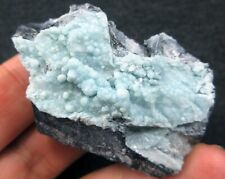 36g AAA blue Gibbsite crsytal bubble mineral specimen picture