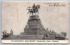 Washington Monument 1906 Fairmount Park Philadelphia Pennsylvania Postcard picture