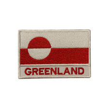Greenland Country Flag Patch Iron On Patch Sew On Badge Embroidered Patch picture