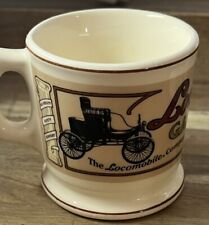 Vtg Locomotive Car Antique Miniature Shaving Mug 1982 Franklin Porcelain Oxford picture