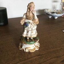 Vintage Porcelain Woman Figurine -German? picture