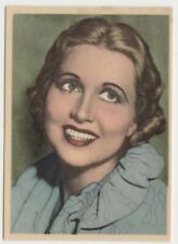 Genevieve Tobin vintage 1930s Okey Film Star Tobacco Card from Chile G #7 picture
