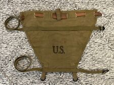 US WW2 M1928 Haversack Pack Tail Carrier w/ Leather Insert ~ B.B. & Co. 1944 picture