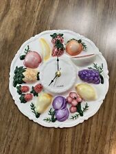 Vintage Ceramic Fruit Clock picture