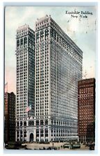 Vintage Postcard Manhattan New York City NY Equitable Building Posted 1913 picture