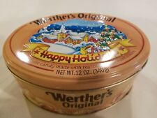 Vintage 1985 Werther’s Original Happy Holidays Classic Candy Oval Tin.Empty picture
