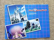 1984 Walt Disney World Pictorial Souvenir Book Magic Kingdom And Epcot picture