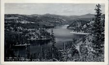 RPPC View Of Beauty Bay Lake Coeur D' Alene Idaho Postcard picture