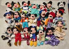 Lot of 21 Disney Store Stuffed Toy Plush Mini Bean Bag Mickey, Minnie, Pluto Etc picture