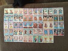 VTG. 1986 TOPPS GARBAGE PAIL KIDS LOT. As & Bs, NO DUPLICATES. 118 STICKERS/CARD picture