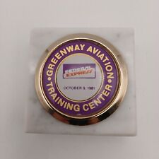 Vintage Federal Express Greenway Aviation Training Center Paperweight 1981 FEDEX picture