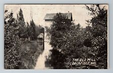 Delafield WI-Wisconsin, The Old Mill, c1908 Vintage Postcard picture