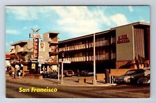 San Francisco CA-California, Motel De Ville, Advertisement, Vintage Postcard picture