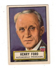 ^1954 Topps Look and See #31 Henry Ford, Excellent Condition picture