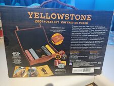 Poker Set 200 Piece Limited Release Edition Yellowstone Brand New With Case Rare picture