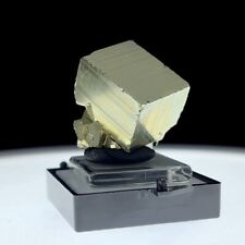 PYRITE: Huanzala Mine, Ancash, Peru - Single Cube Nice Display Piece - 360 Video picture