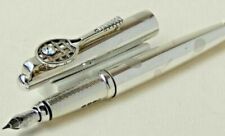 Cross Sterling  Silver Limited Edition Tennis Fountain Pen New In Box 0093/1954 picture