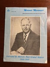 Masonic Messenger Grand Lodge of Georgia F&AM February 1984 Durward B Mercer picture