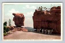Mushroom Park CO-Colorado, Steamboat Rock & Balanced Rock, Vintage Postcard picture