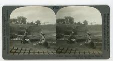 Mexico MEN MOLDING DRYING ADOBE BRICKS Stereoview 23622 p33 picture