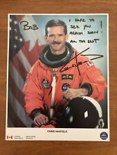 CHRIS HADFIELD SIGNED 8x10 PHOTO ASTRONAUT 1st CANADIAN IN SPACE AUTOGRAPHED picture
