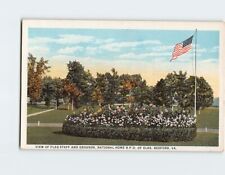 Postcard View of Flag Staff & Grounds National home BPO of Elks Bedford Virginia picture