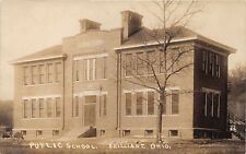 E94/ Brilliant Ohio RPPC Postcard Jefferson Co c1910 Public School 4 picture