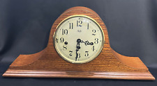 Vintage Sligh Mantel Clock w/ Key - Germany 2 Jewel Franz Hermle Wound Movement picture
