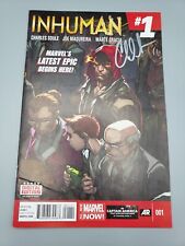 Inhuman Vol 1 #1 June 2014 Variant Cover Autographed Published By Marvel Comics picture