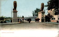 Cairo, Egypt, Kasr El Nile Bridge, Lichtenstern, Harari, Nile Postcard picture