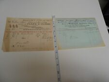 2 Brooklyn, New York Receipts 1903 ,1905 picture