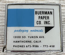 Hawthorne CA California BUERMAN PAPER INC Advertising BARLOW Lighter Tobacco picture