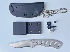 CUDA Arclite Darrel Ralph Neck Fixed Blade Knife 420HC USA 2003 picture