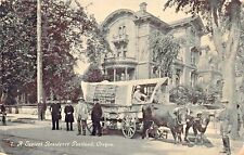 PORTLAND OR~TYPICAL RESIDENCE~EZRA MEEKER-OREGON TRAIL EXPEDITION POSTCARD picture