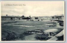 C1915 US Veterans Hospital Leeds Mass White Border Postcard picture