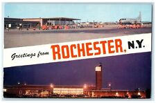 c1950's Greetings From Rochester Multiview New York NY Correspondence Postcard picture