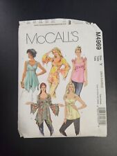 McCalls 4969 Misses/Miss Petite Top 2 Lengths Sewing Pattern xsm-sml-med picture