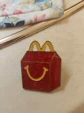 McDonald's Glitter Happy Meal Box Crew Lapel Pin picture