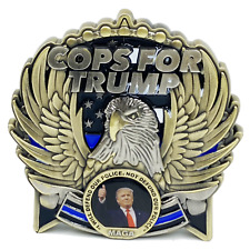 COPS for TRUMP 45th President Donald J. Trump MAGA Police Officer Thin Blue Line picture