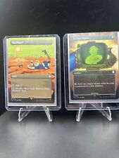 Fallout Magic The Gathering Fallout Borderless Wasteland & Arcane Signet picture