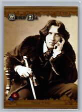 Oscar Wilde 2022 Historic Autographs Gilded Age RADIANT #228 Trading Card /500 picture