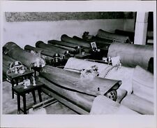 LG863 1982 Original Photo COFFIN HOME Hong Kong Overcrowding Wooden Caskets picture
