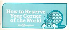 Disney Reservation Flyer picture