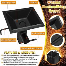 Blacksmith's Welded Coal Forge 10 X 12 Inch 2600F Rated Firepot for Forge, Knife picture