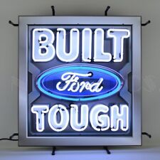 FORD BUILT FORD TOUGH NEON SIGN WITH BACKING – 5FRBFT picture