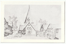 Zion Episcopal Church-Oconomowoc, Wisconsin WI-unposted printed artist postcard picture