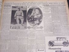 1919 SEPT 21 NEW YORK TIMES SPORTS - RUTH'S 27TH HOMER DEFEATS WHITE - NT 7130 picture