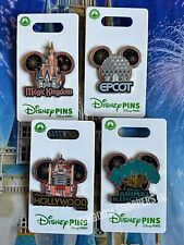 2023 Walt Disney World Park Pin Set Epcot Magic Animal Kingdom Hollywood Studios picture