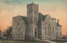 First Presbyterian Church Clinton South Carolina SC Albertype Co. 1912 Postcard picture
